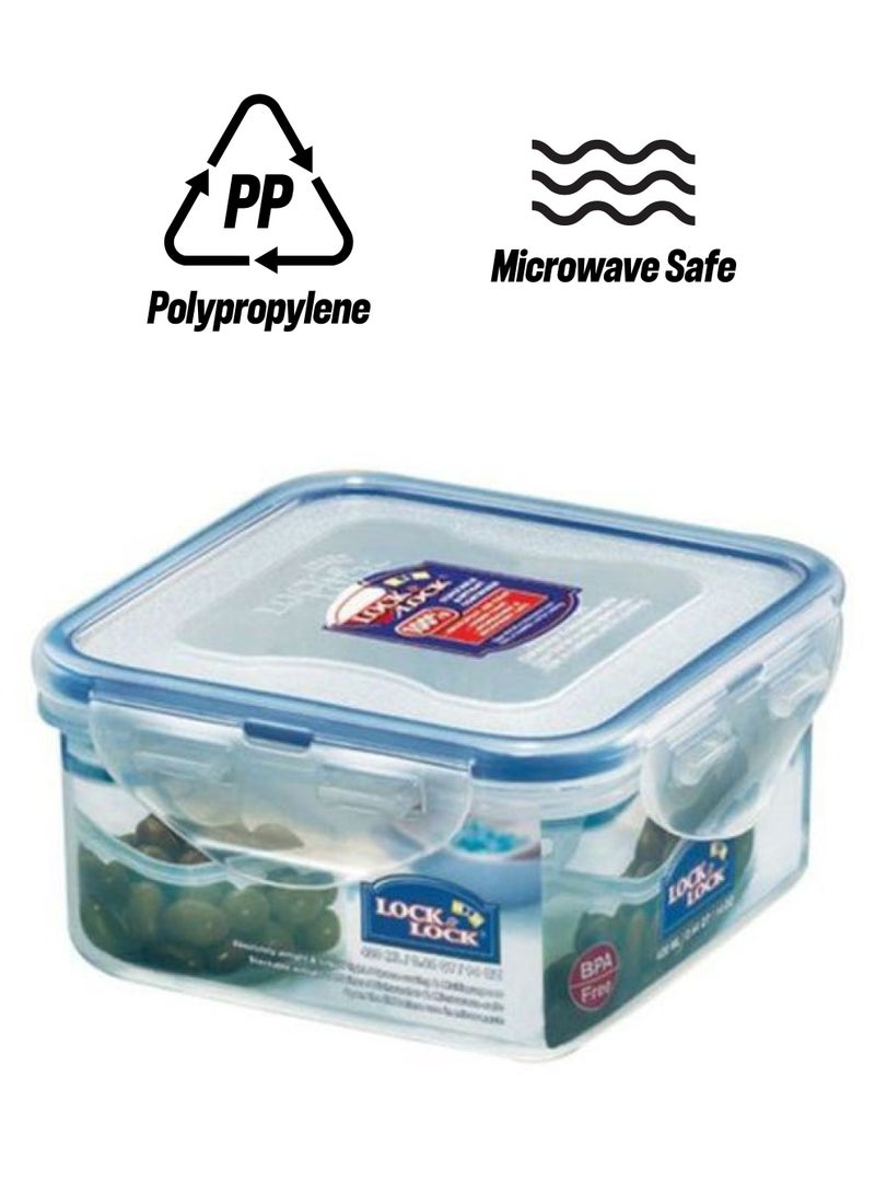 LocknLock Square Shape Food Container Clear/Blue
